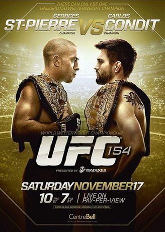 Бои без правил - UFC 154 (2012)